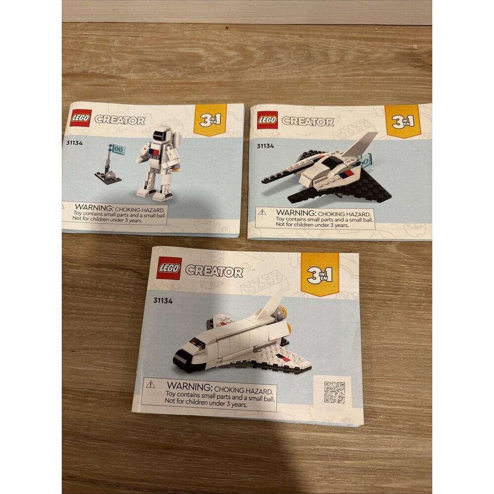 Lego Creator 3 In 1: Space Shuttle #31134 / 144 Pieces / 100% Complete Orig Box - Picture 9 of 16